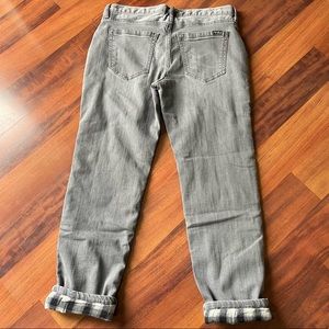 Eddie Bauer Boyfriend Relaxed Women’s Petite 6 inside lined flannel